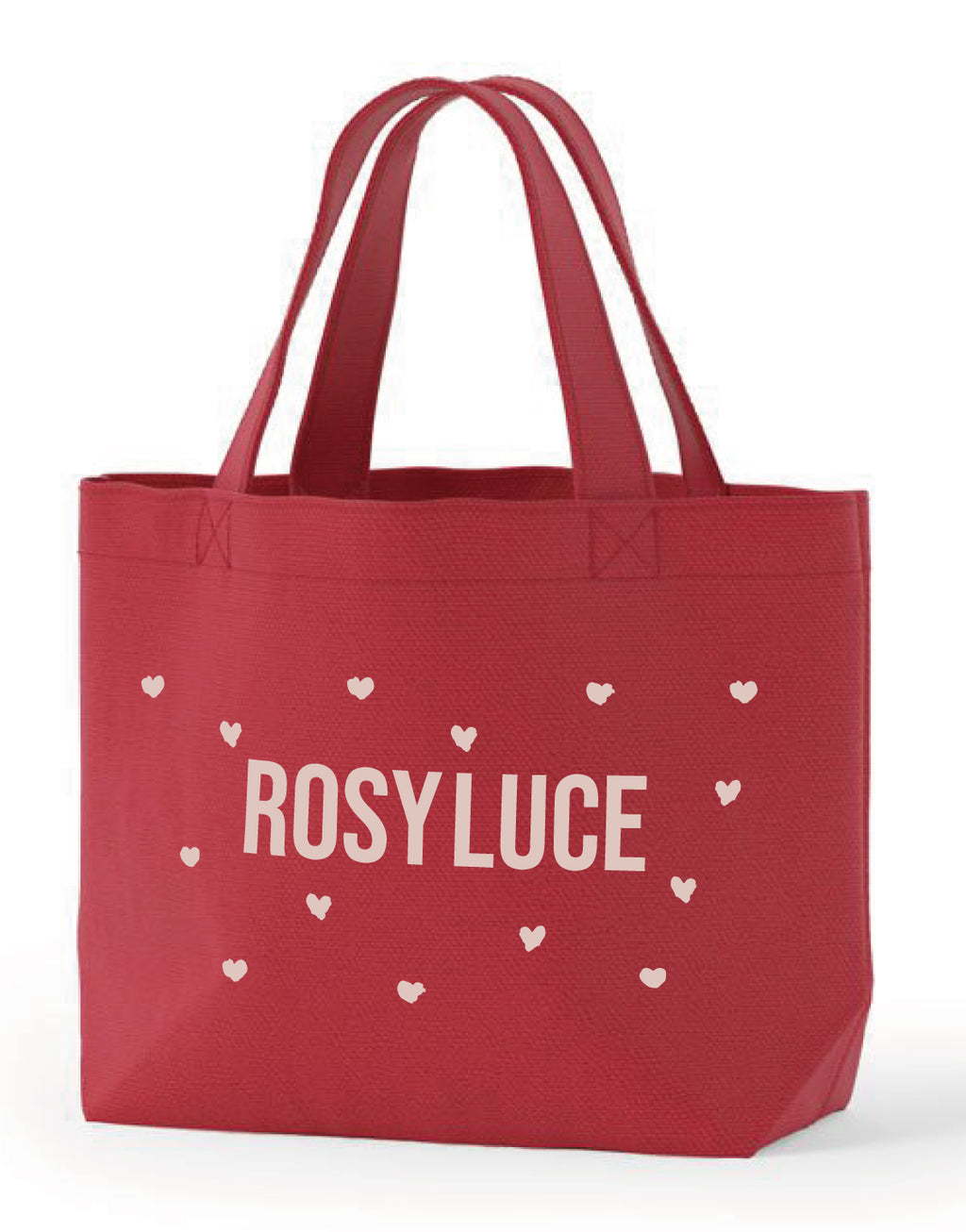 ハンドメイド　ミニポケットトートバッグ　rosy　289 後付けポケット【トートバッグ専用・ミニミニサイズ】 その他