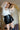Classic eco leather culottes