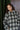 ROSY COCOON COAT - CHECK