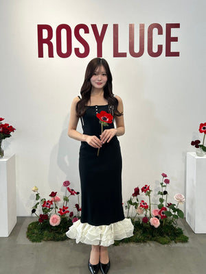 SWITCH FRILL DRESS