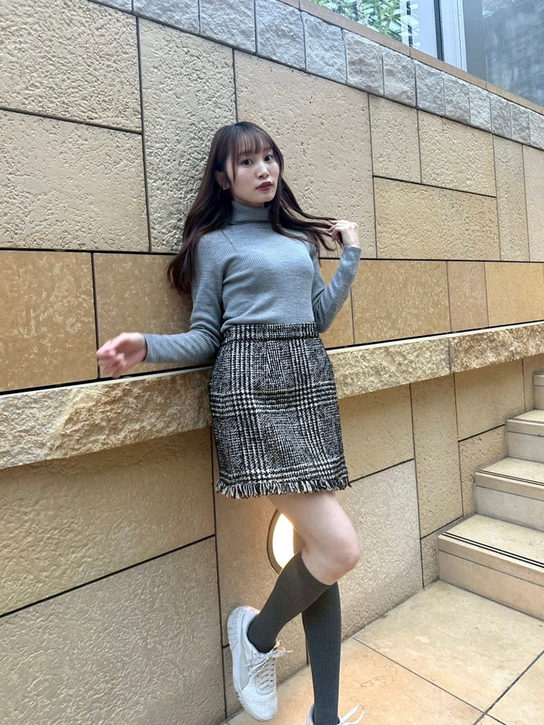 CHECK TWEED CULOTTES