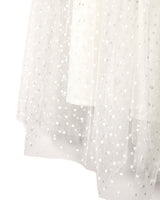 Dot volume tulle skirt