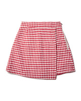 CHECK MINI SKIRT - PINK