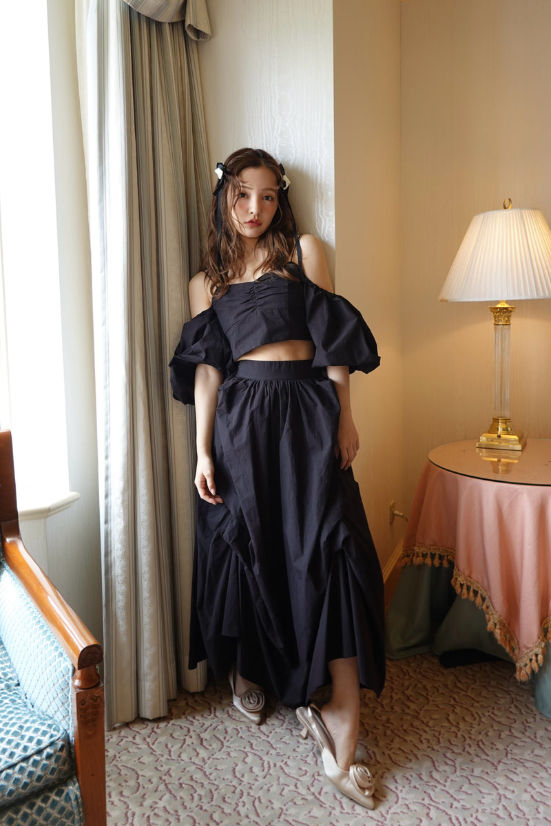 【BOTTOMS】TEARED SKIRT