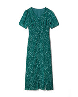 ROSY ORIGINAL DRESS - GREEN FLOWER