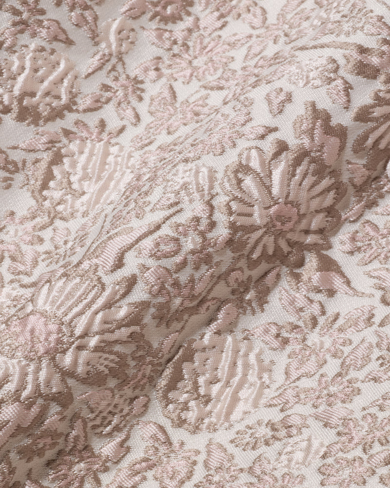 Peplum Jacquard Dress