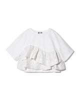 FRILL TEE - WHITE