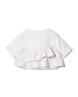 FRILL TEE - WHITE