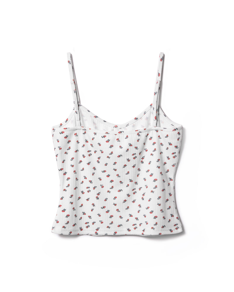 ribbon camisole tops - FLOWER