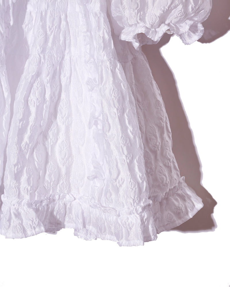 【Baby Rosy luce / KIDS】 Rose jacard  dress