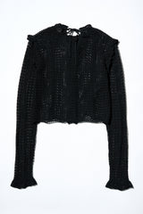 knit lace blouse