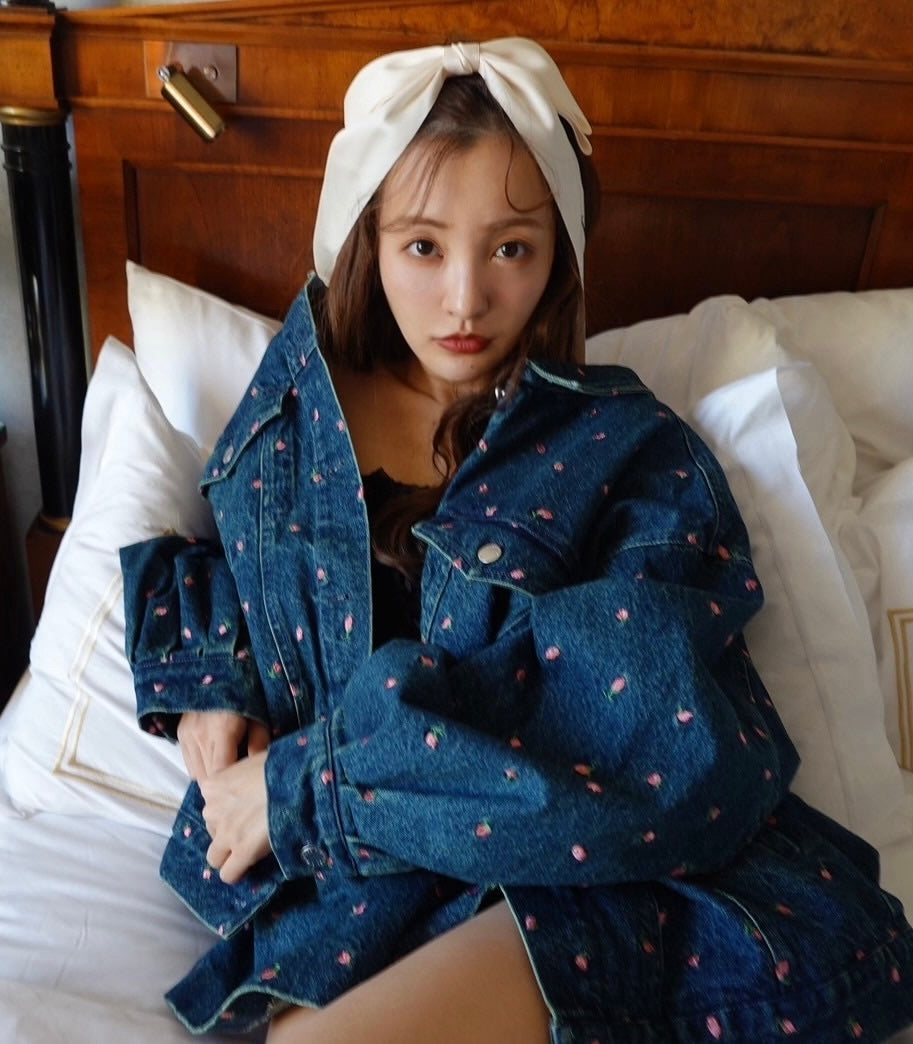 ⭐︎新品未使用⭐︎完売品　girlish ランタンデニムジャケット 完売品 girlish ランタンデニムジャケット 2025年最新】girlish