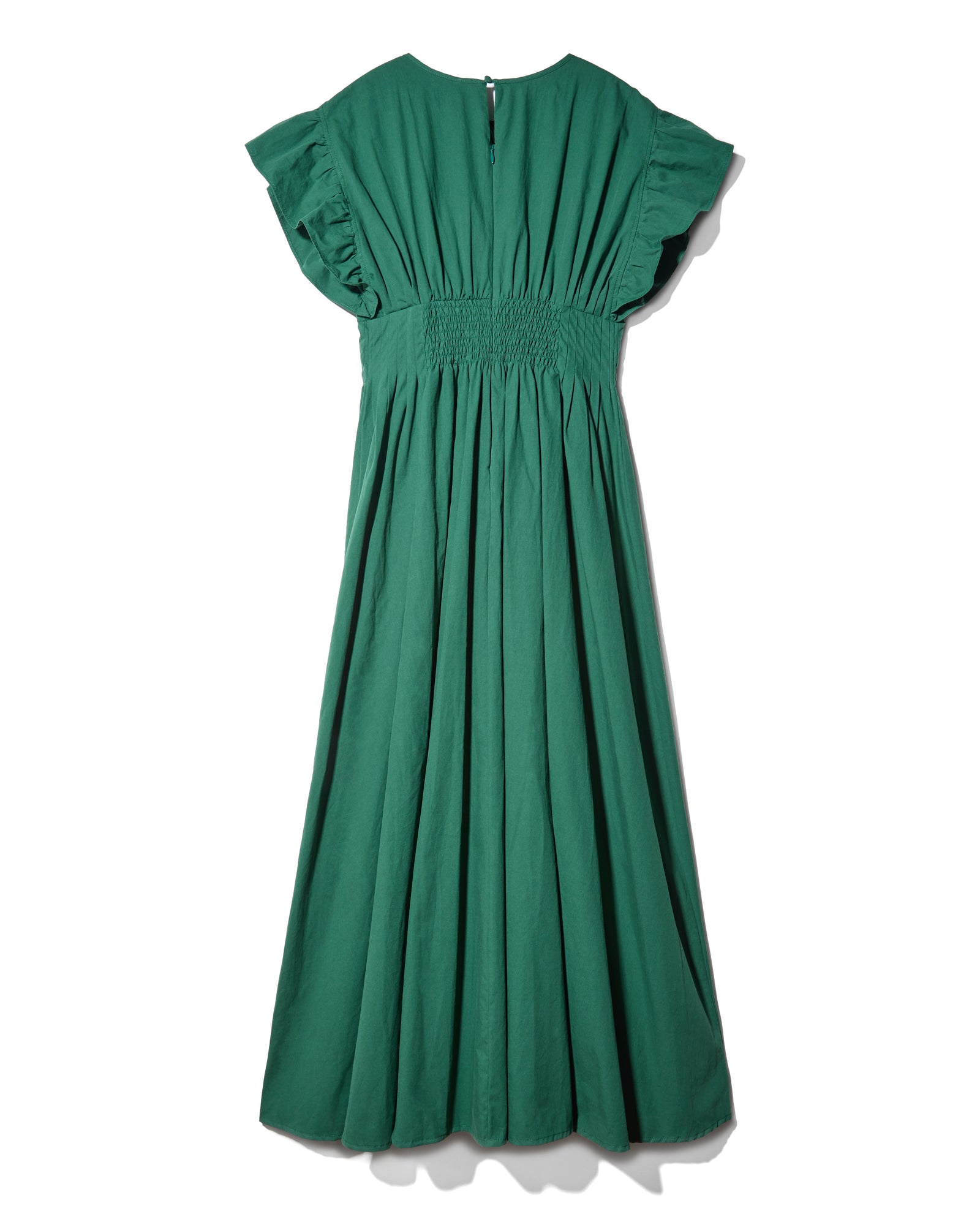 ワンピース Rosy Luce GATHER FLARE COTTON DRESS Gather Flare Cotton dress - GREEN – Rosy luce