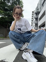 ROSY COLLEGE LOGO TSHIRT - WHITE