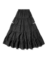 Rose Jacquard side cut skirt