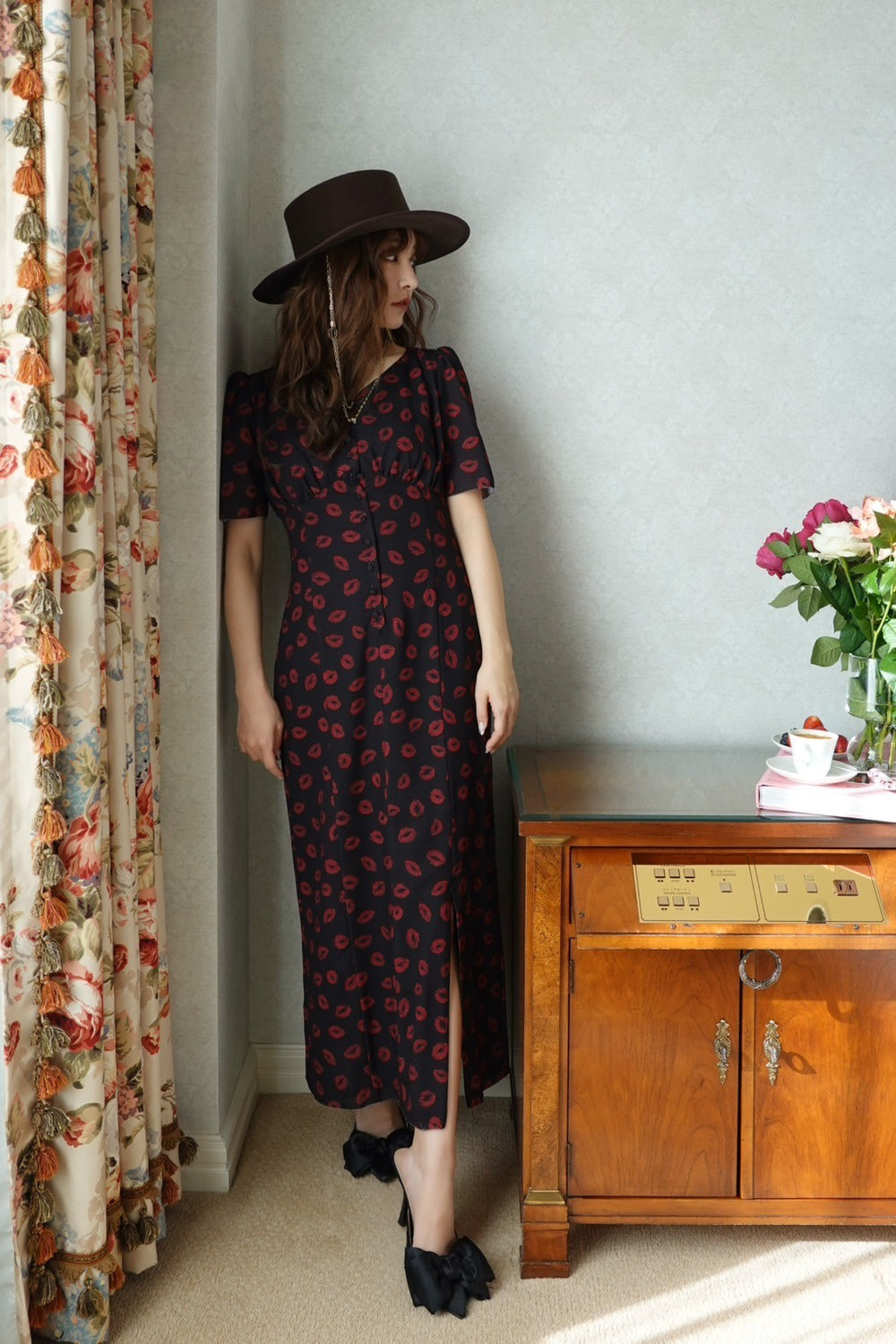 【美品】Rosy luce ロージールーチェ　petal heart dress 美品】Rosy luce ロージールーチェ petal heart dress - メルカリ