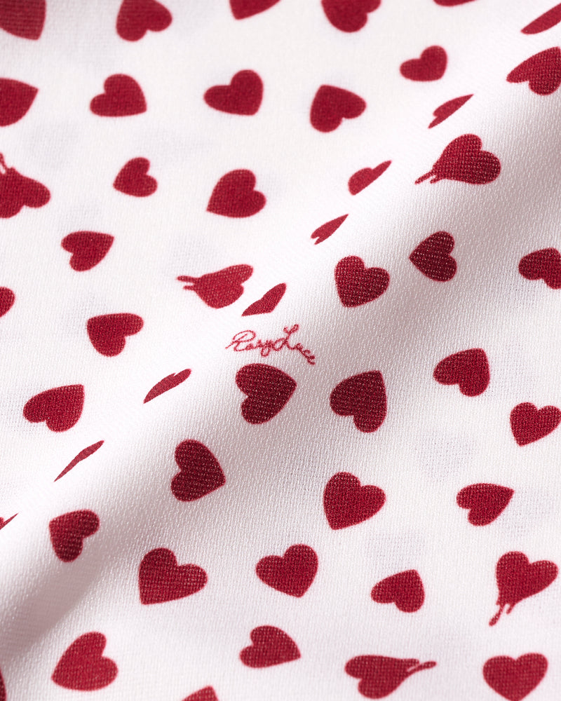 Heart cami dress - WHITE