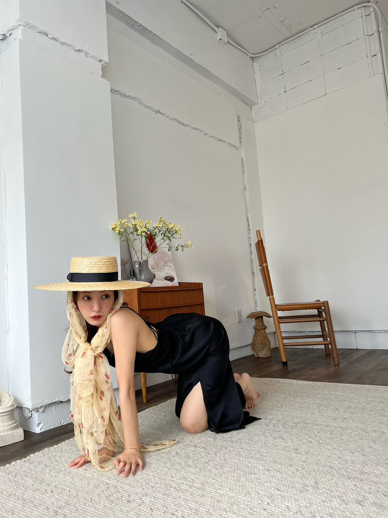 Satin camisole dress
