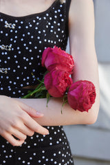 Tweed Dress - FLOWER