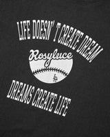 COLLEGE ROSY LONGTEE-BLACK