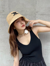 FIT AND FLARE DRESS - BLACK