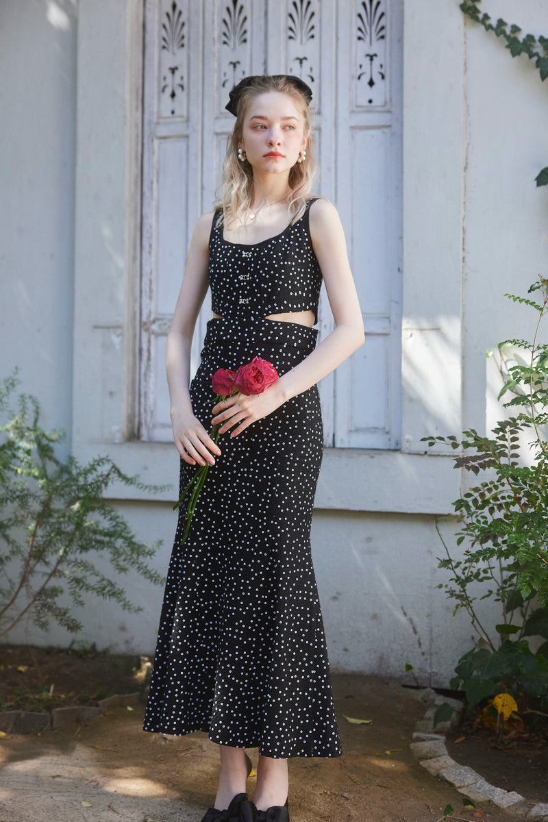 Tweed Dress - FLOWER