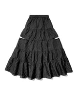 Rose Jacquard side cut skirt