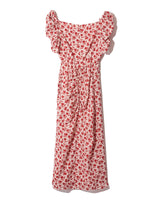 tulip square neck dress - PINK