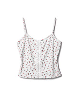 ribbon camisole tops - FLOWER