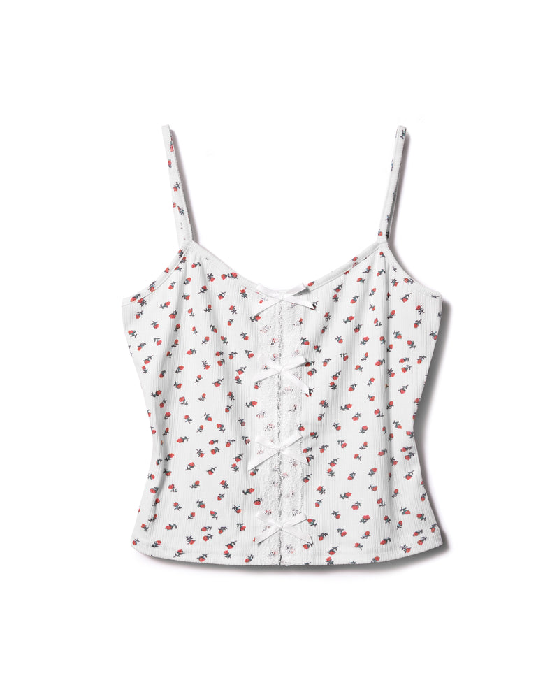 ribbon camisole tops - FLOWER