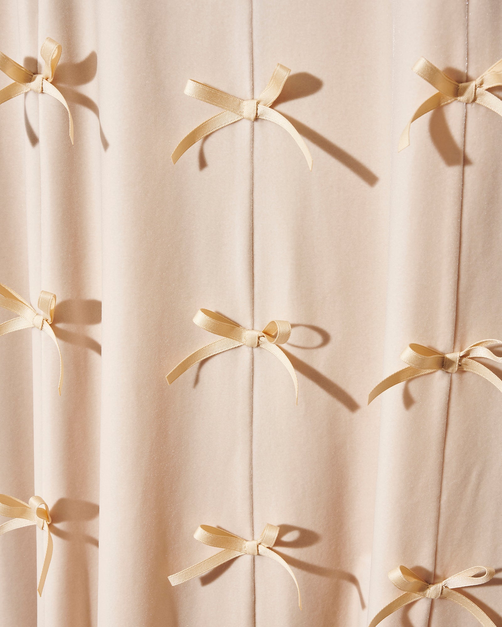 Velours ribbon dress - IVORY – Rosy luce 