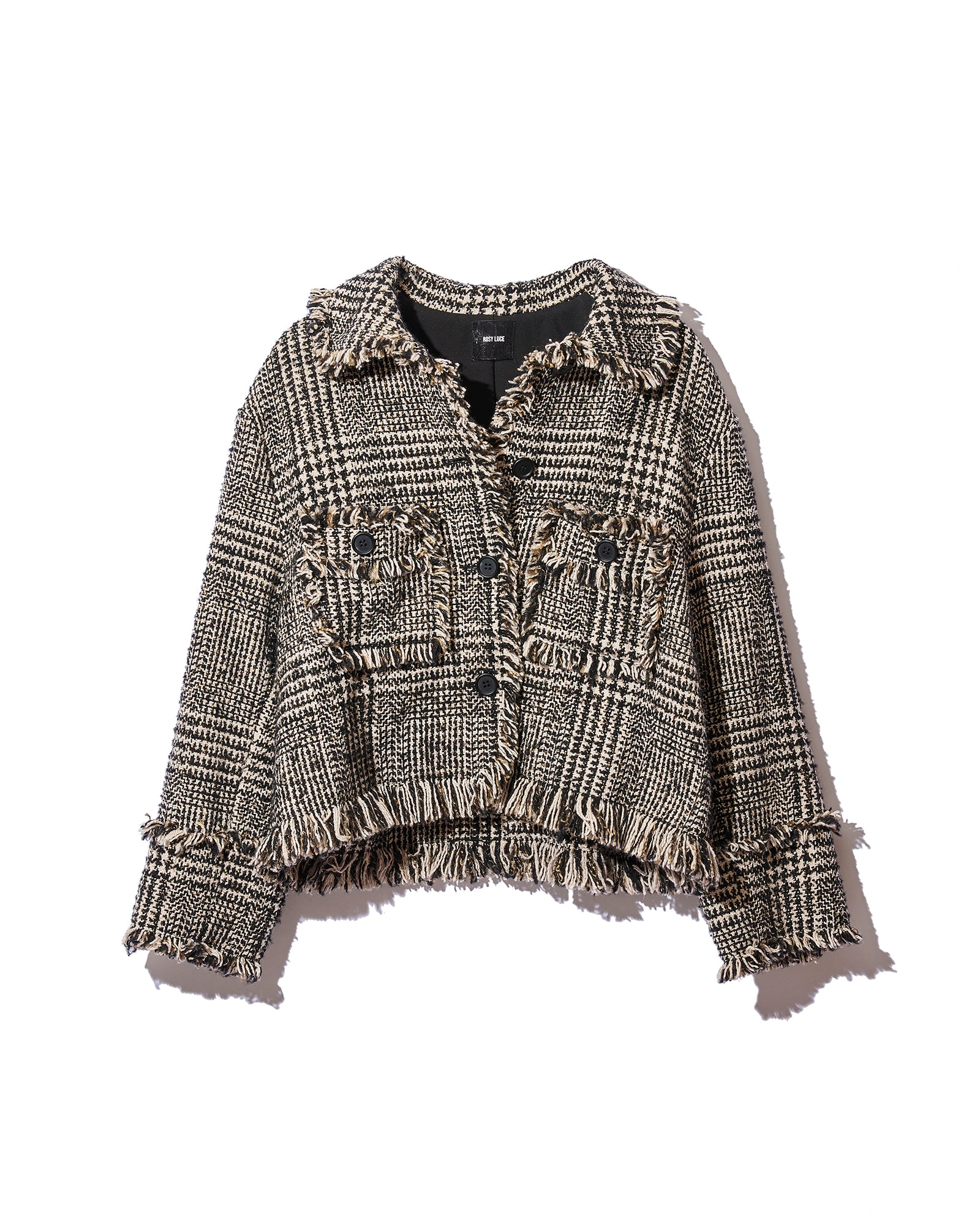 Check tweed jacket – Rosy luce