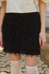 BALLERINA TULLE MINI SKIRT - BLACK