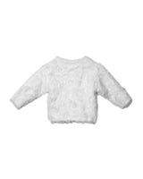 【Baby Rosy luce】SHAGGY KNIT JACKET - WHITE