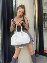 【予約販売】PEARL SHEER TOPS - BLACK