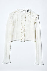 knit lace blouse