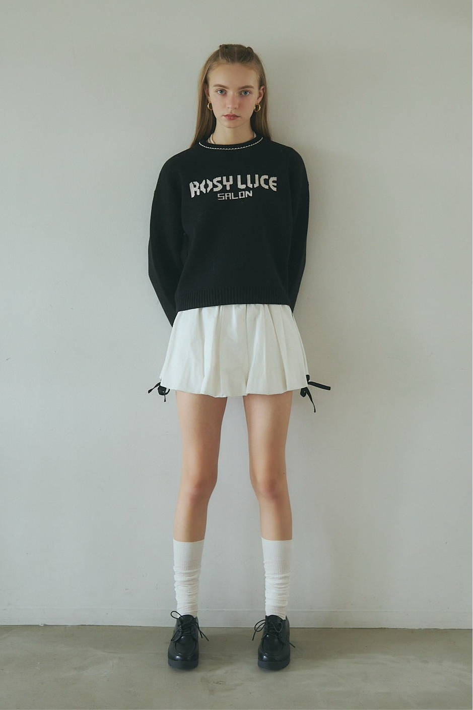 LINE LOGO KNIT – Rosy luce LINE LOGO KNIT – Rosy luce