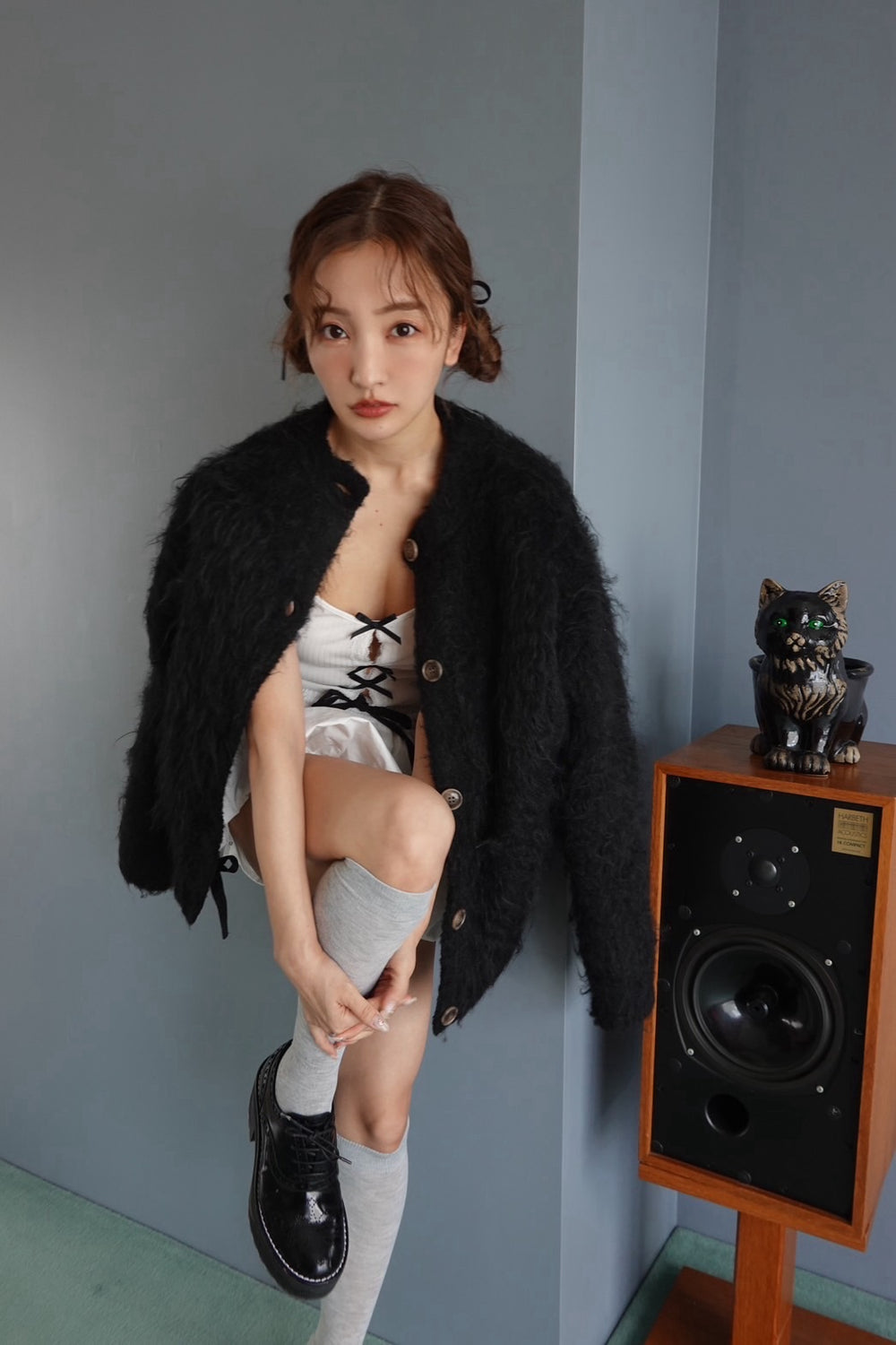 ロージー ルーチェROSY SHAGGY KNIT JACKET 64F66EB1-6141-4C9F-9419-