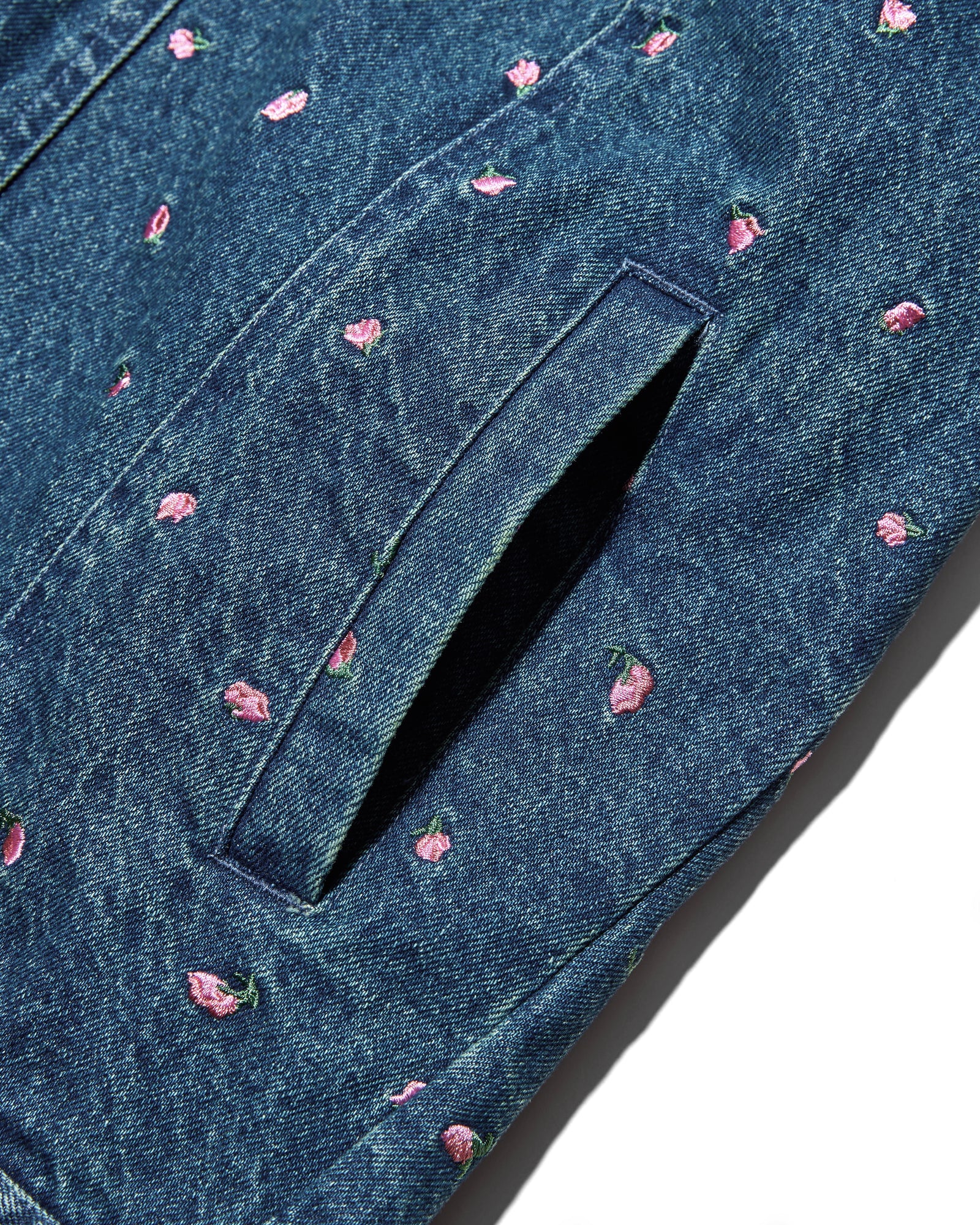 SET特別価格】Embroidery Flower denim SET - INDIGO – Rosy luce