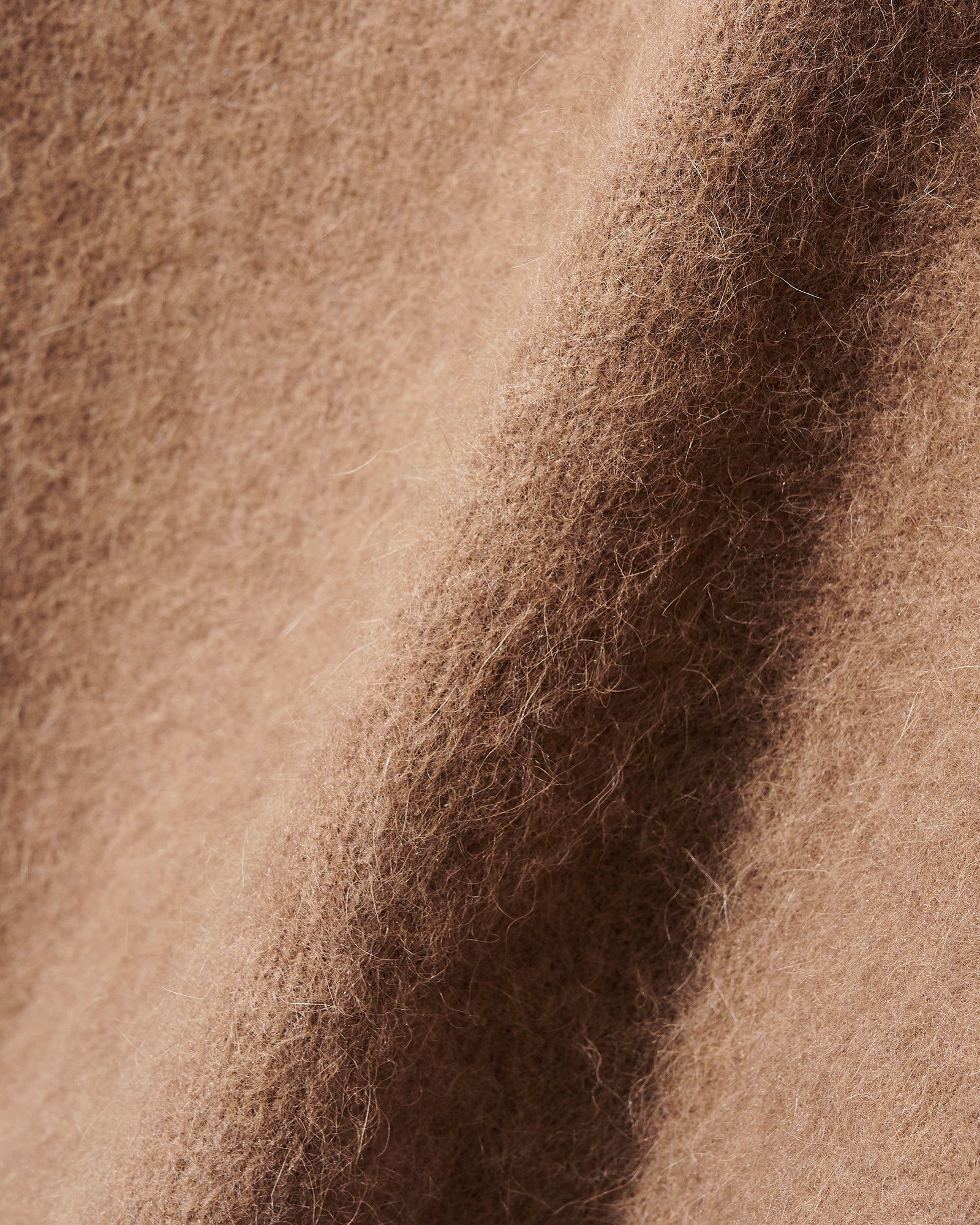 Ribbon fur knit – Rosy luce