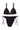 【SWIMWEAR SET】 Rosy Heart Noir Bikini
