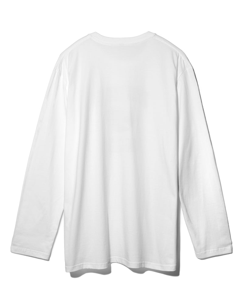 COLLEGE ROSY LONGTEE-WHITE