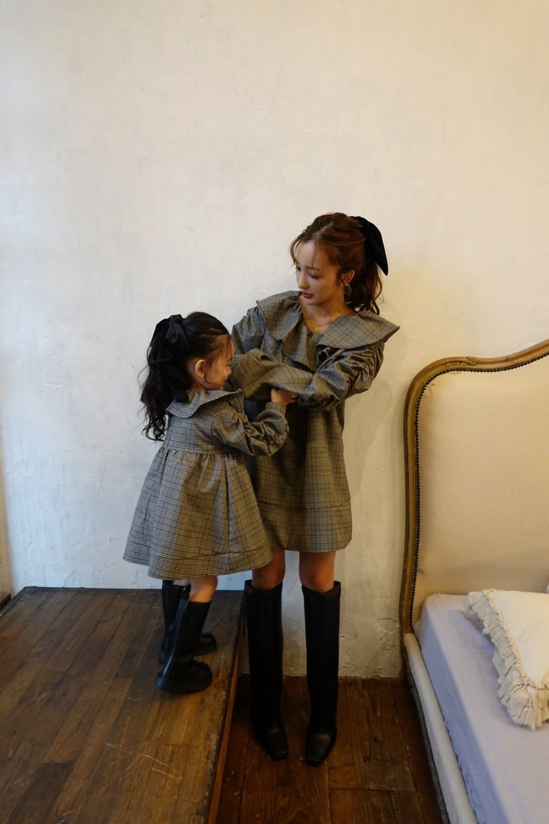 【Baby Rosy luce】Baby Rosy luce CHECK DRESS