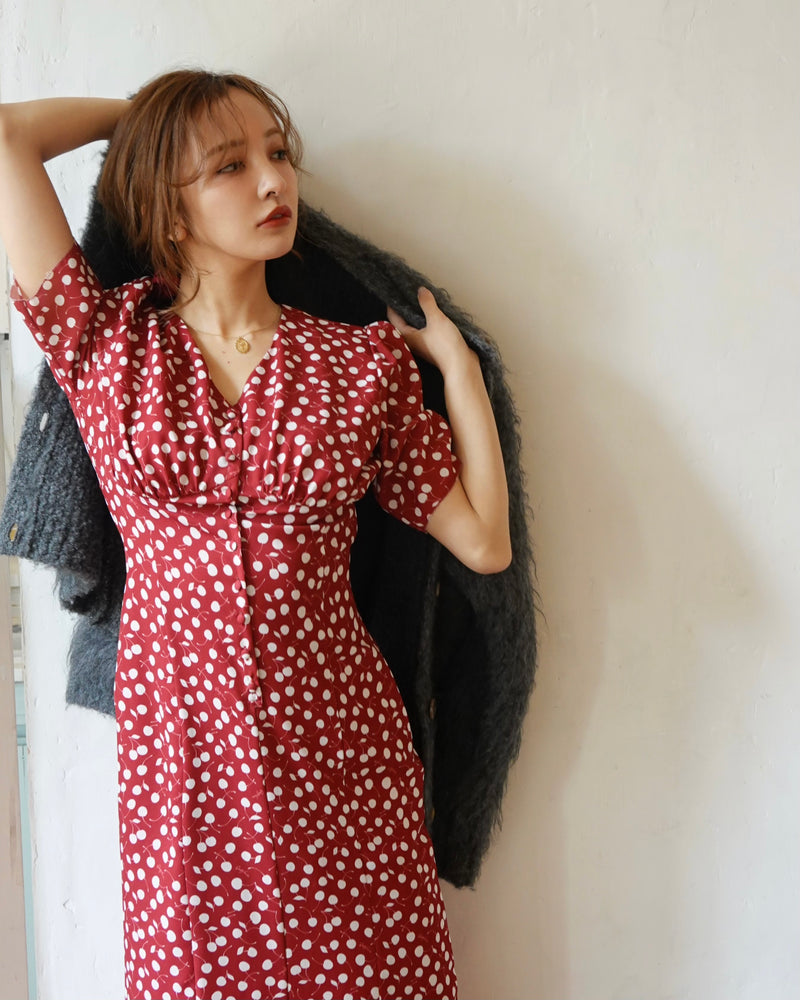 ROSY ORIGINAL DRESS - RED CHERRY