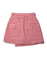 CHECK MINI SKIRT - PINK