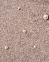 Pearl hair knit tops