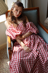 【SET特別価格】ROSY SET UP - RED CHECK