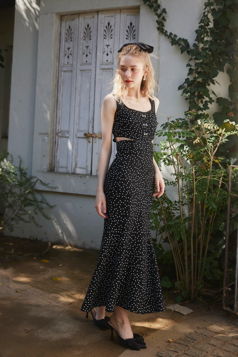 Tweed Dress - FLOWER