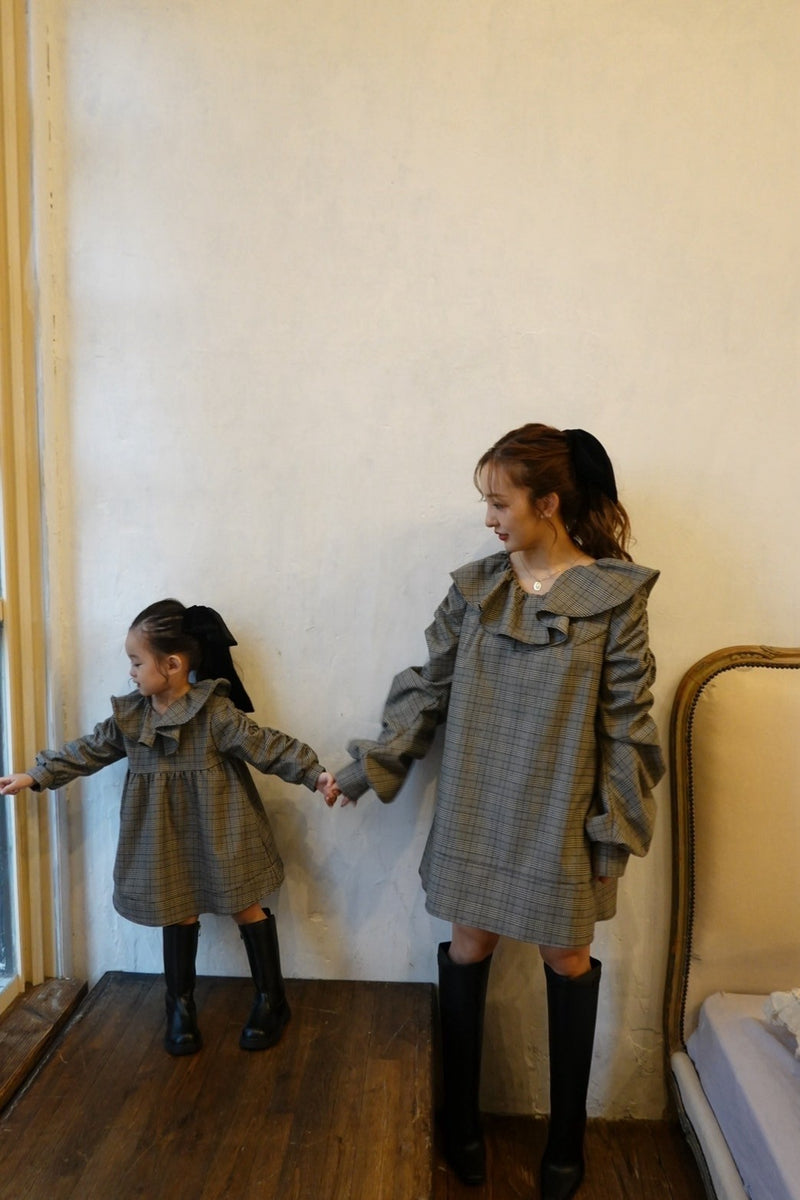 【Baby Rosy luce】Baby Rosy luce CHECK DRESS