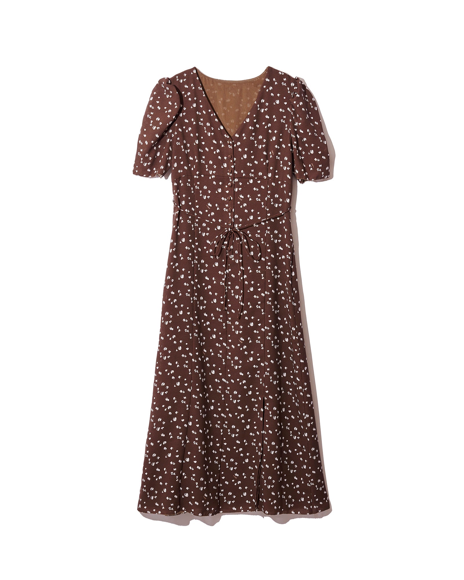 Birthday dress - BROWN – Rosy luce